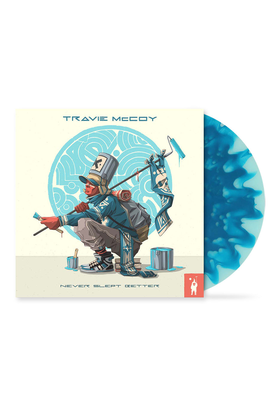 Travie McCoy - Never Slept Better Cloudy Blue Variant - Colored Vinyl | Neutral-Image