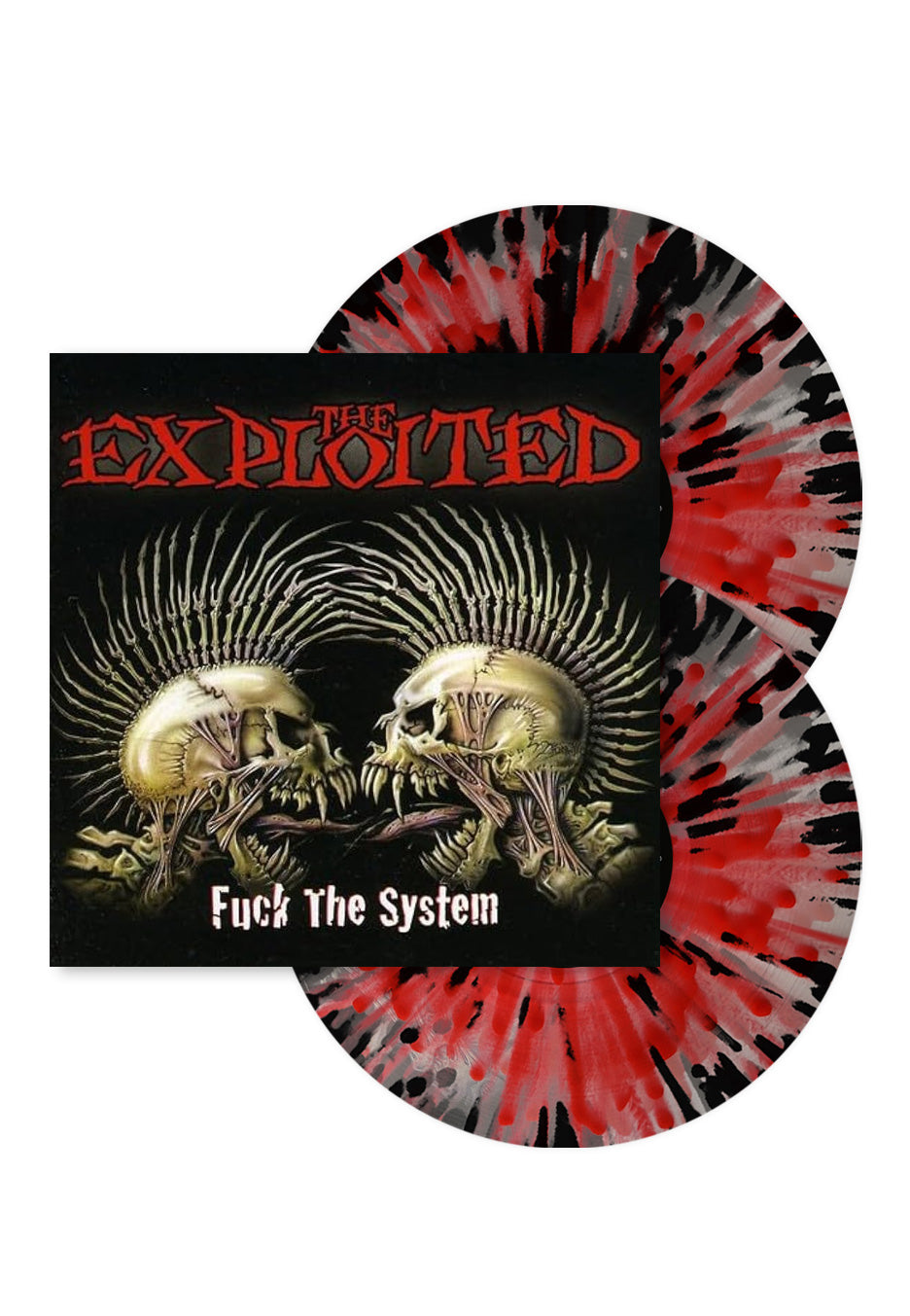 The Exploited - Fuck The System Transparent Red/Black Ltd. - Splatter 2 Vinyl | Neutral-Image