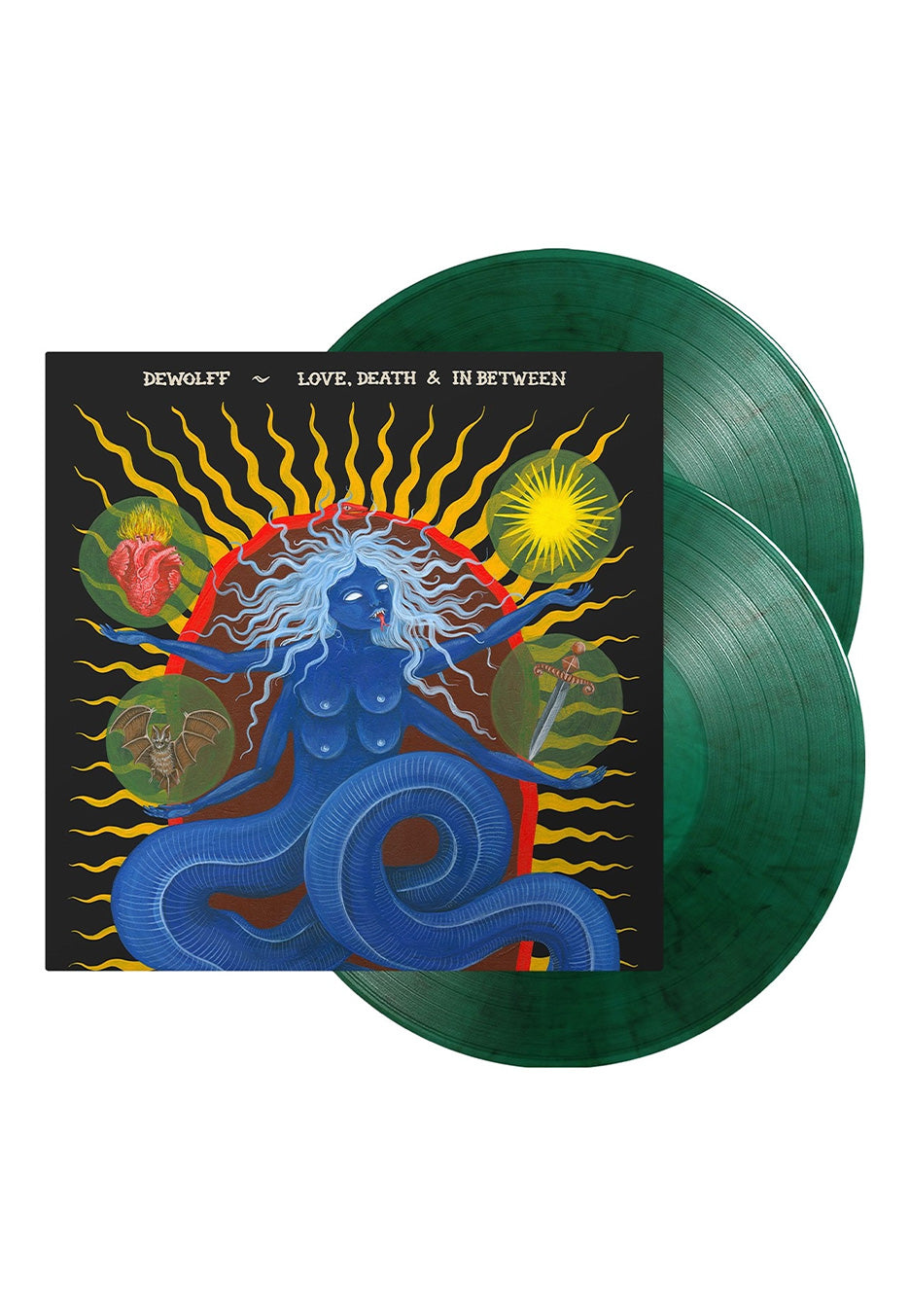 DeWolff - Love, Death & In Between Ltd. Green - Marbled 2 Vinyl | Neutral-Image