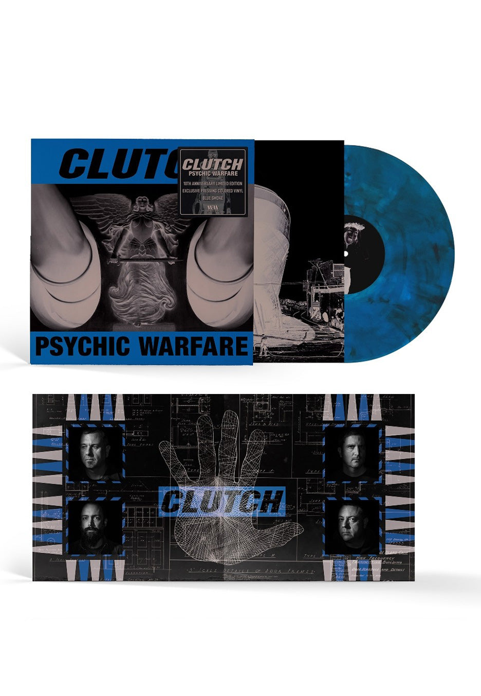 Clutch - Psychic Warfare (10th Anniversary Edition) Ltd. Blue Smoke - Colored Vinyl | Neutral-Image