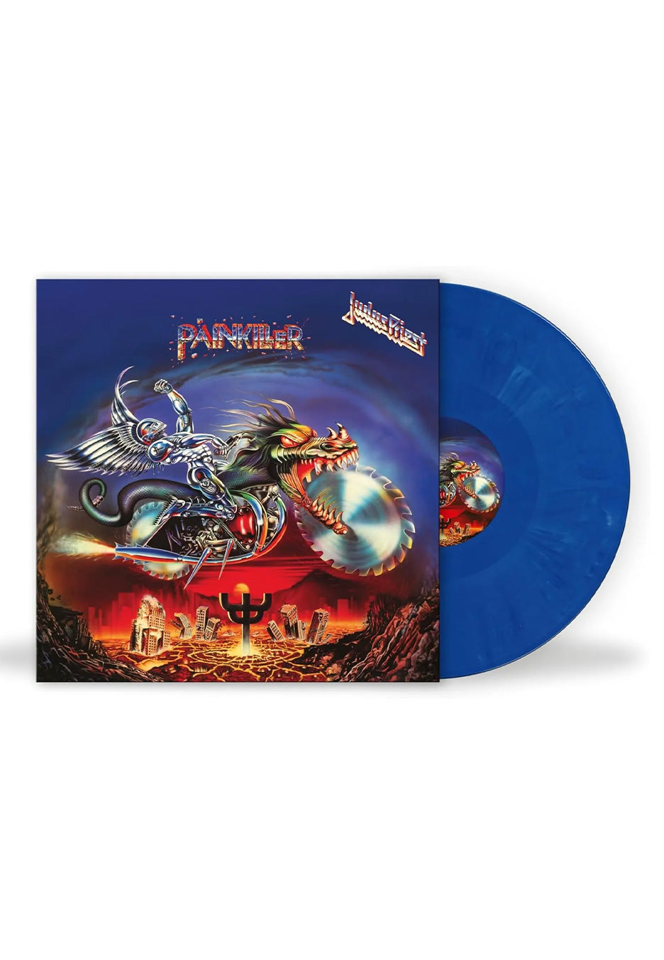 Judas Priest - Painkiller Blue & White - Marbled Vinyl | Neutral-Image