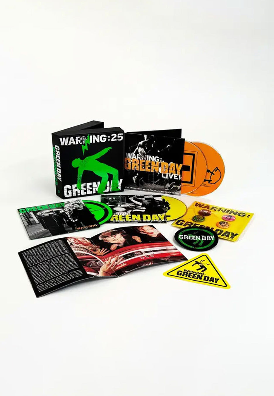 Green Day - Warning (25th Anniversary Super Deluxe Edition) - 4 CD Boxset | Neutral-Image