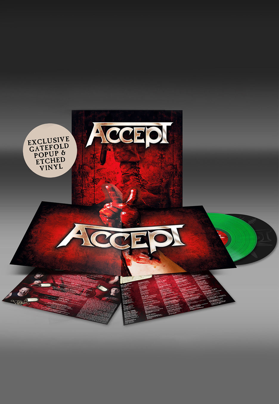 Accept - Blood Of The Nations Ltd. Green - Colored 2 PopUp Vinyl | Neutral-Image