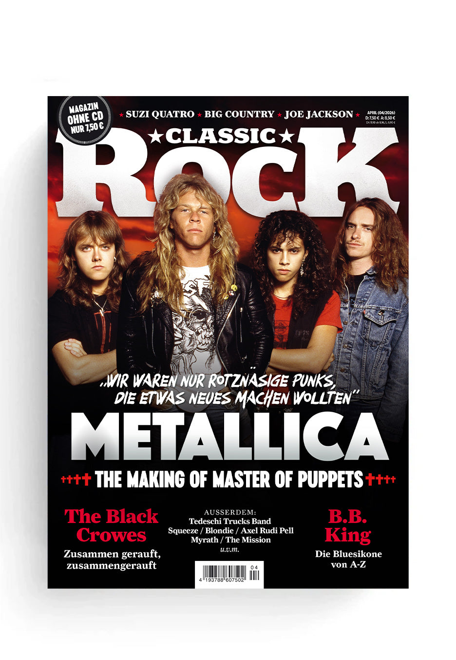 Classic Rock Nr. 148 - Metallica (April 2026) ohne CD - Magazine | Neutral-Image