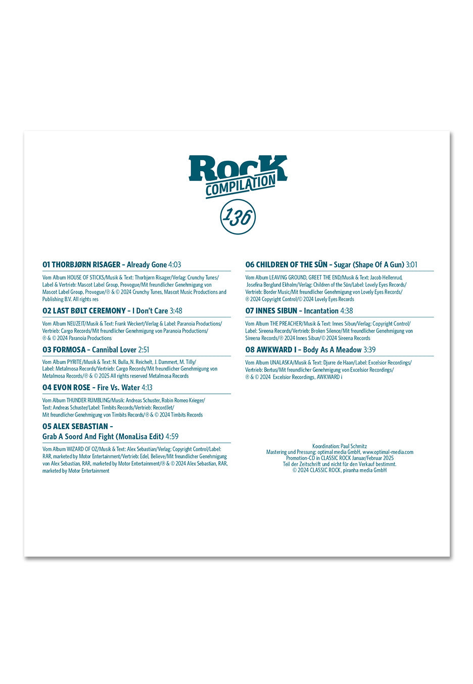 Classic Rock Nr. 136 - Motörhead (Januar/Februar 2025) inkl. CD - Magazine | Neutral-Image
