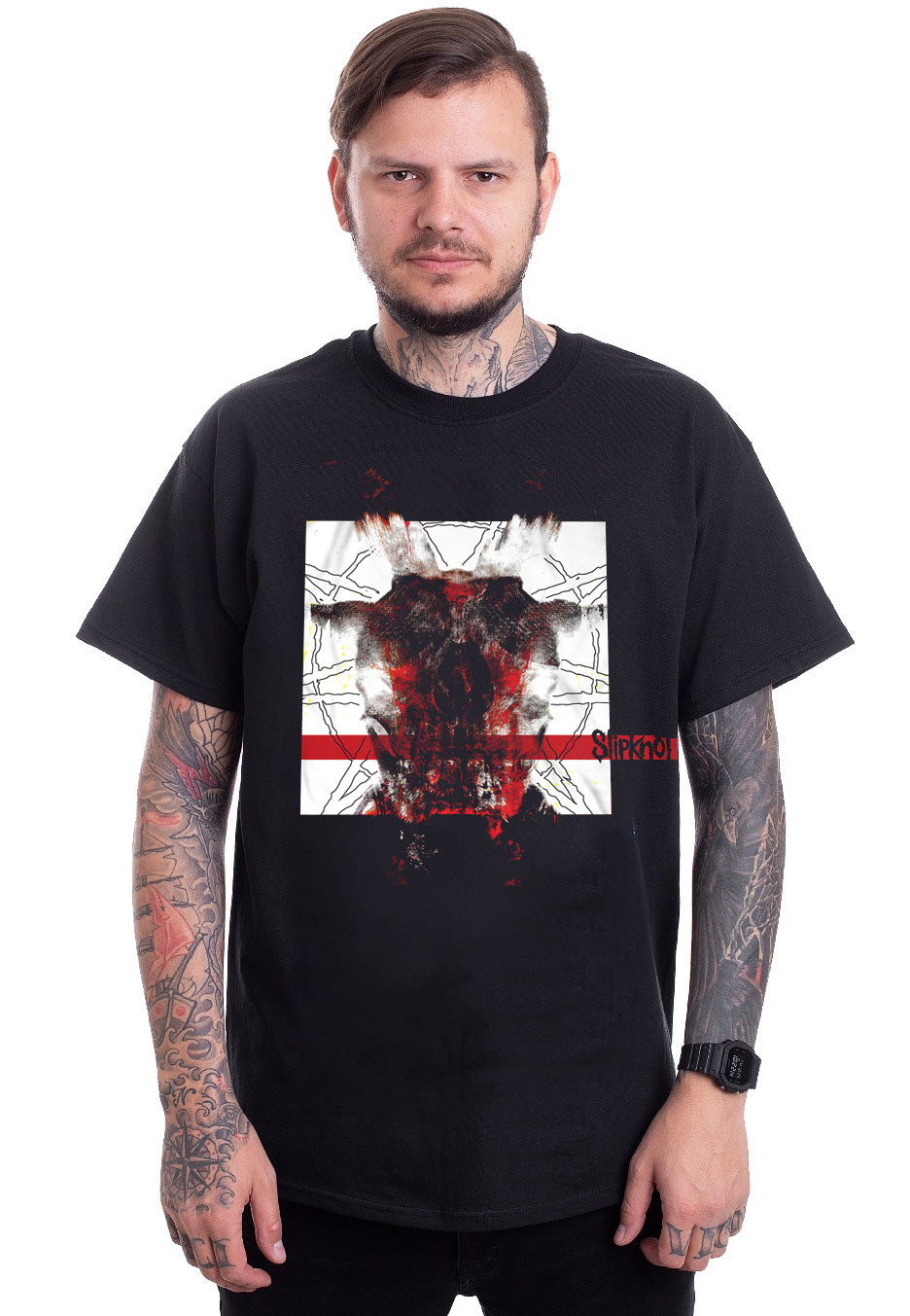 Slipknot - Devil Single Color Strip - T-Shirt | Men-Image