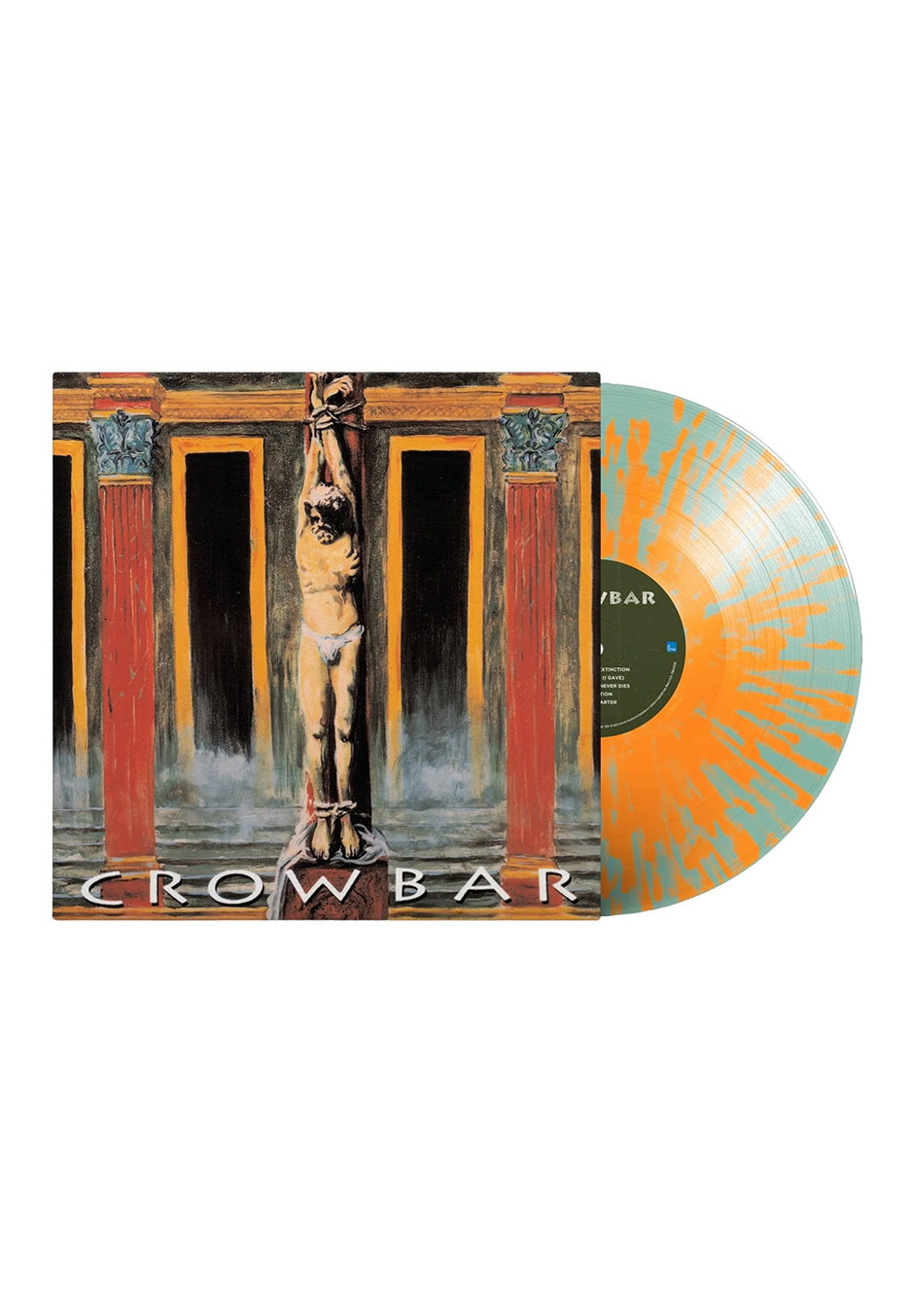 Crowbar - Crowbar Coke Bottle Clear w/ Neon Orange - Splattered Vinyl | Neutral-Image