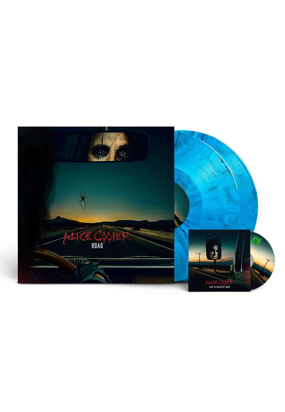 Alice Cooper - Road Ltd. Blue/Black - Marbled 2 Vinyl + DVD | Neutral-Image