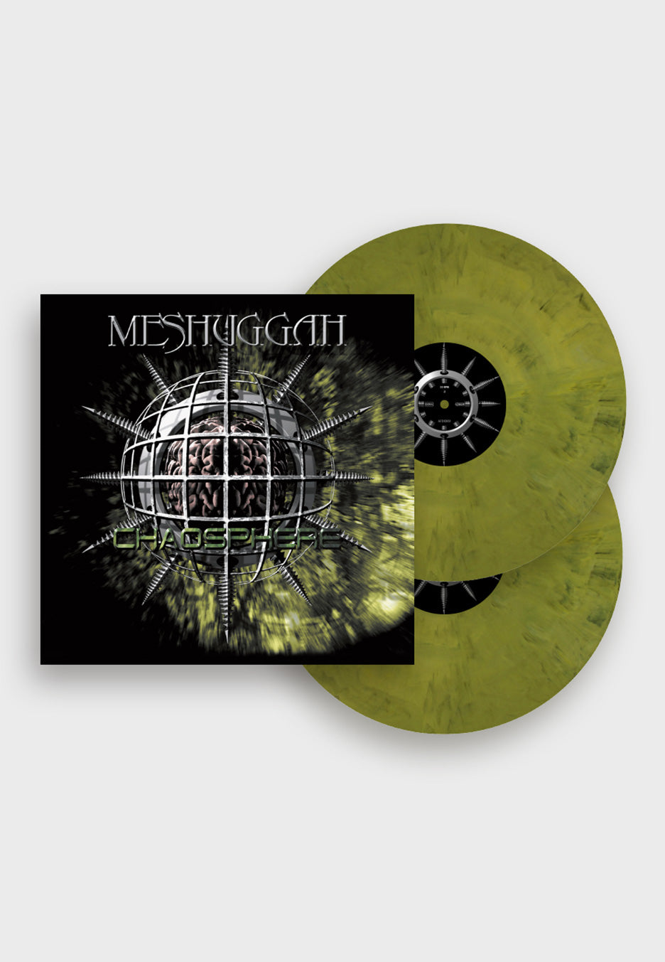 Meshuggah - Chaosphere (25th Anniversary Remaster) Ltd. White/Orange/Black - Marbled 2 Vinyl | Neutral-Image