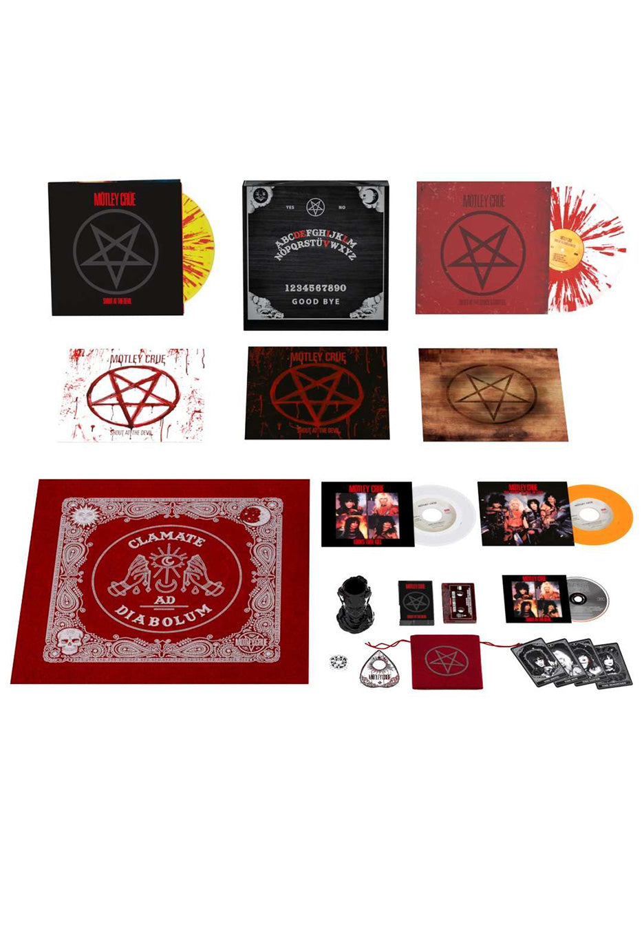 Mötley Crüe - Shout At The Devil (40th Anniversary) - Colored 4 Vinyl + CD + MC Boxset | Neutral-Image