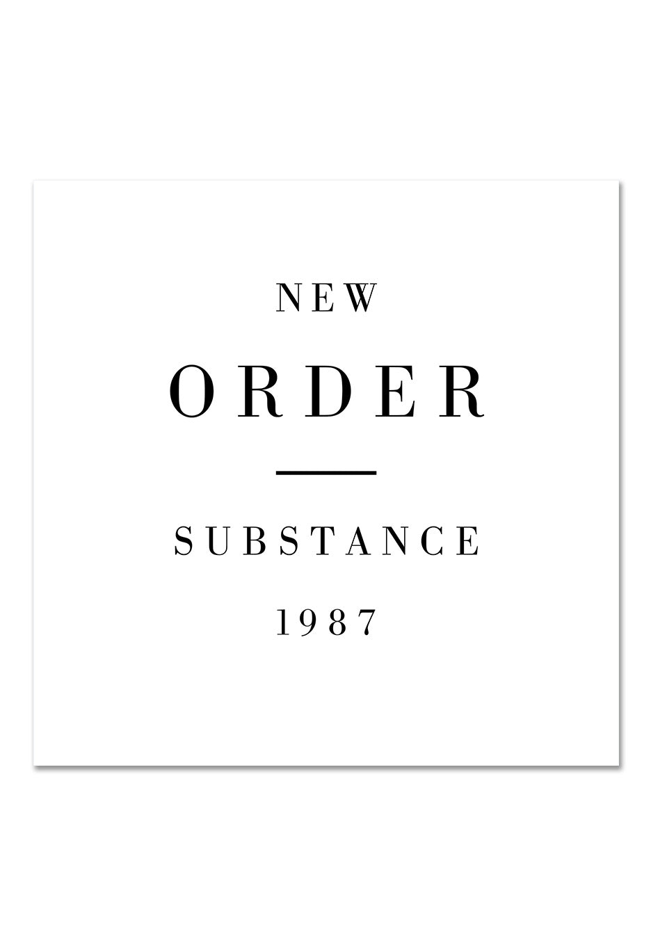 New Order - Substance 2023 Reissue - 2 CD | Neutral-Image