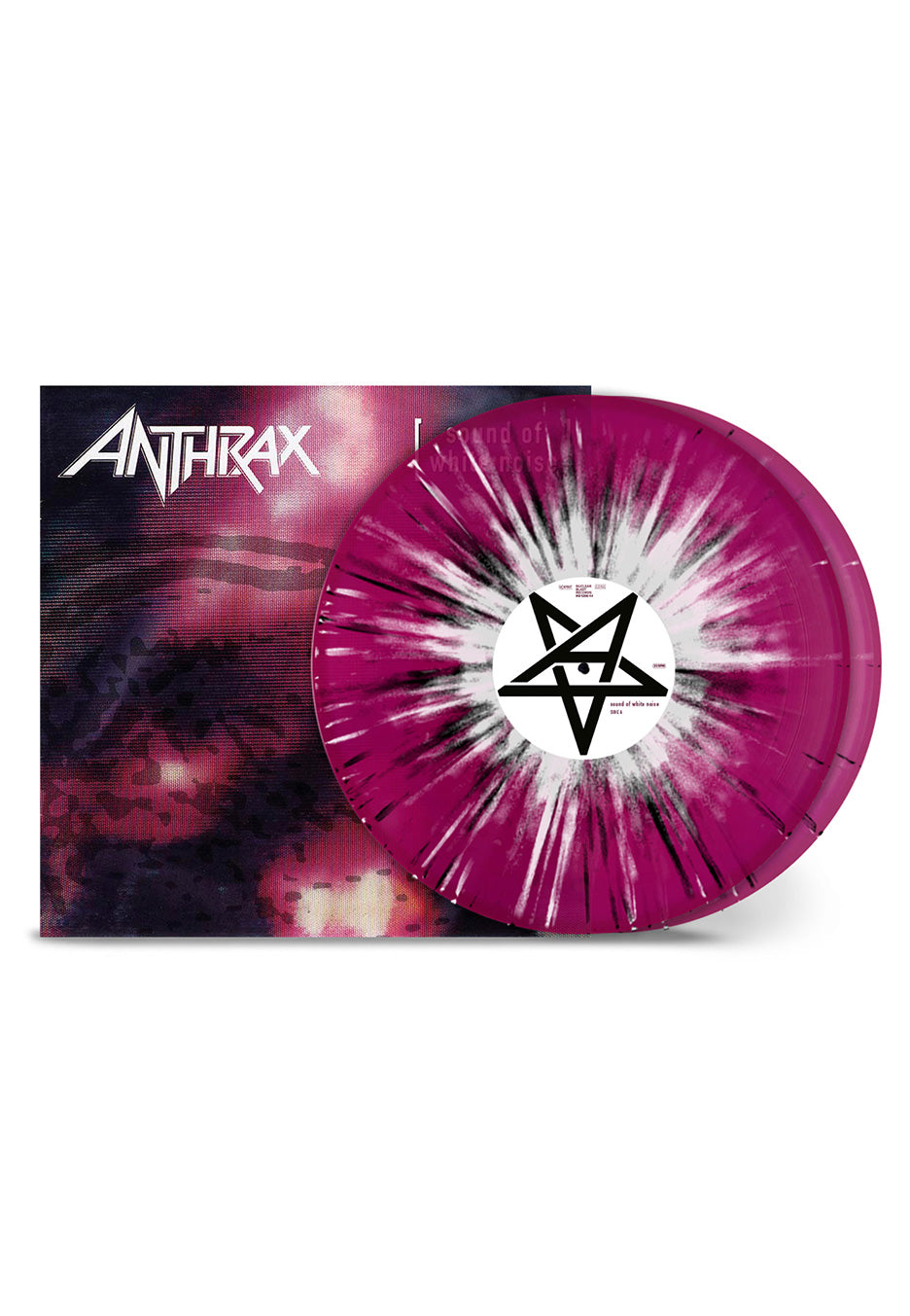 Anthrax - Sound Of White Noise Ltd. Transparent Violet/White/Black - Splatter 2 Vinyl | Neutral-Image