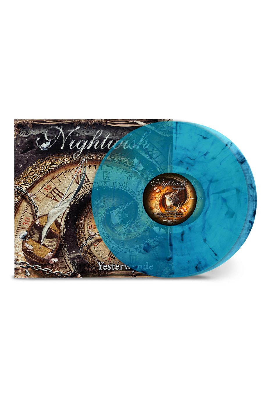 Nightwish - Yesterwynde Ltd. Curacao/Black - Marbled 2 Vinyl | Neutral-Image