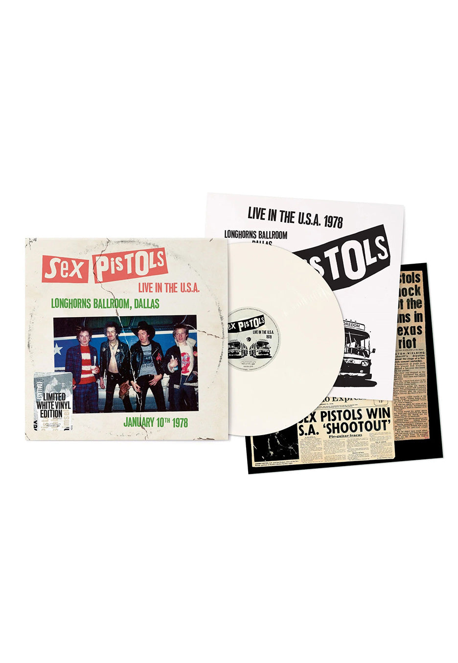 Sex Pistols - Live In The USA 1978: Dallas Ltd. White - Colored Vinyl | Neutral-Image