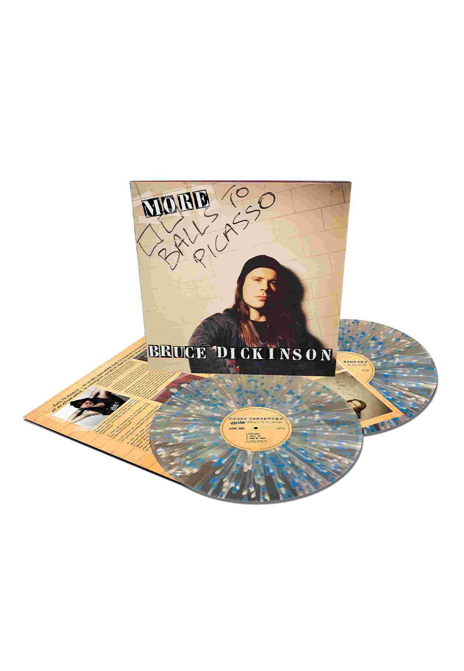 Bruce Dickinson - More Balls To Picasso White & Blue - Splattered 2 Vinyl | Neutral-Image