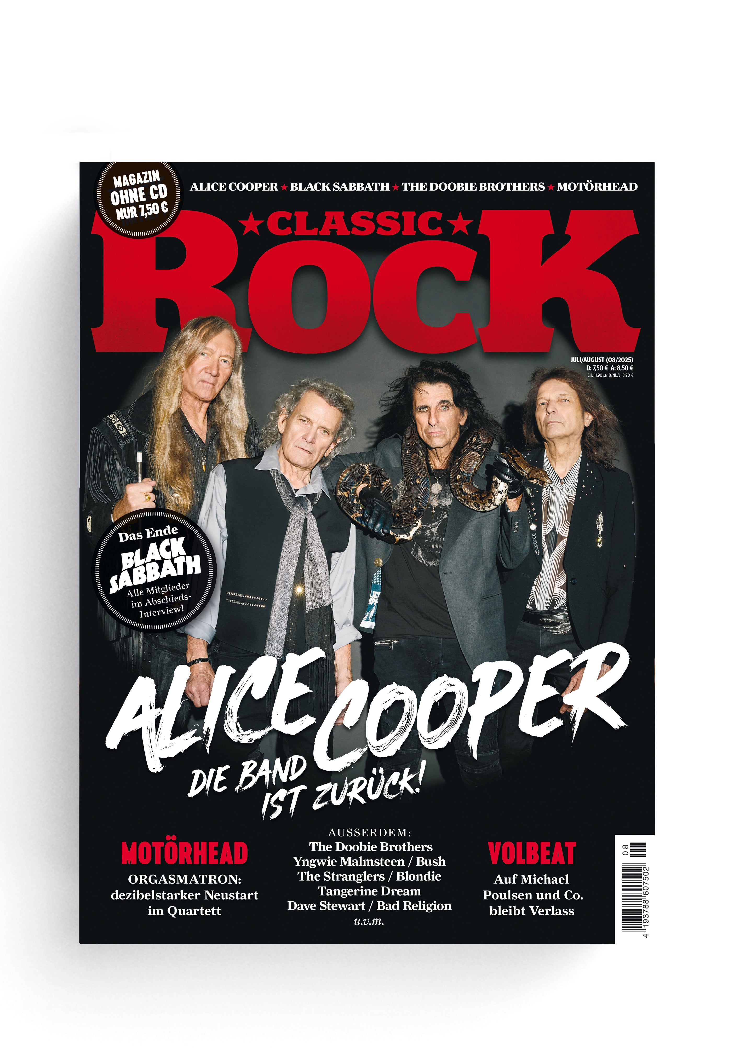 Classic Rock Nr. 141 - Alice Cooper (Juli/Aug 2025) ohne CD - Magazine | Neutral-Image