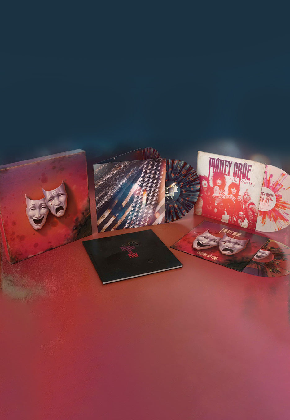 Mötley Crüe - Theatre Of Pain (40th Anniversary) Ltd. DLX - Splattered 4 Vinyl Boxset | Neutral-Image