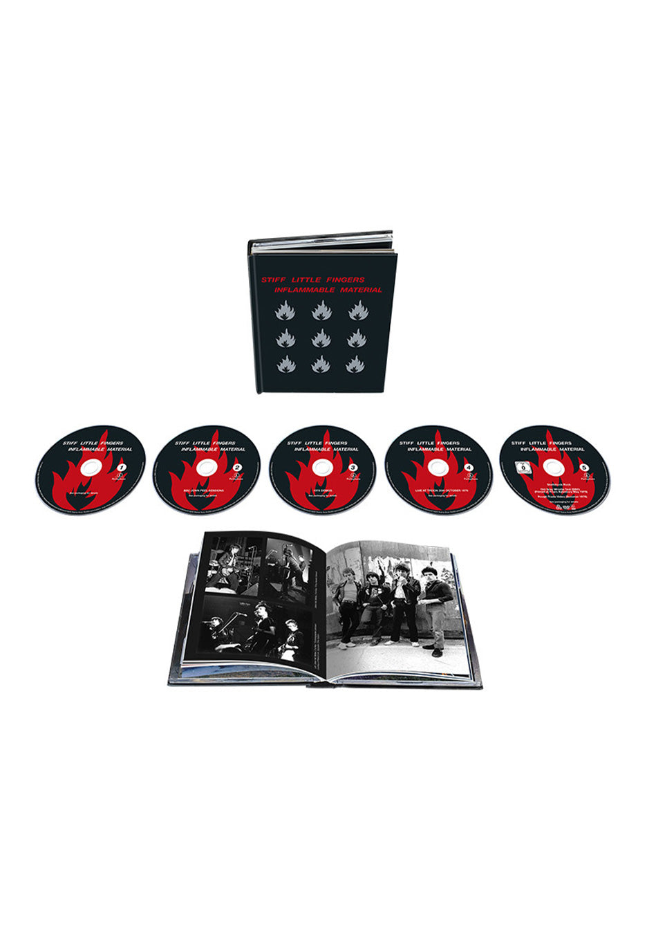 Stiff Little Fingers - Inflammable Material (2025 Remaster) - 4 CD + DVD | Neutral-Image
