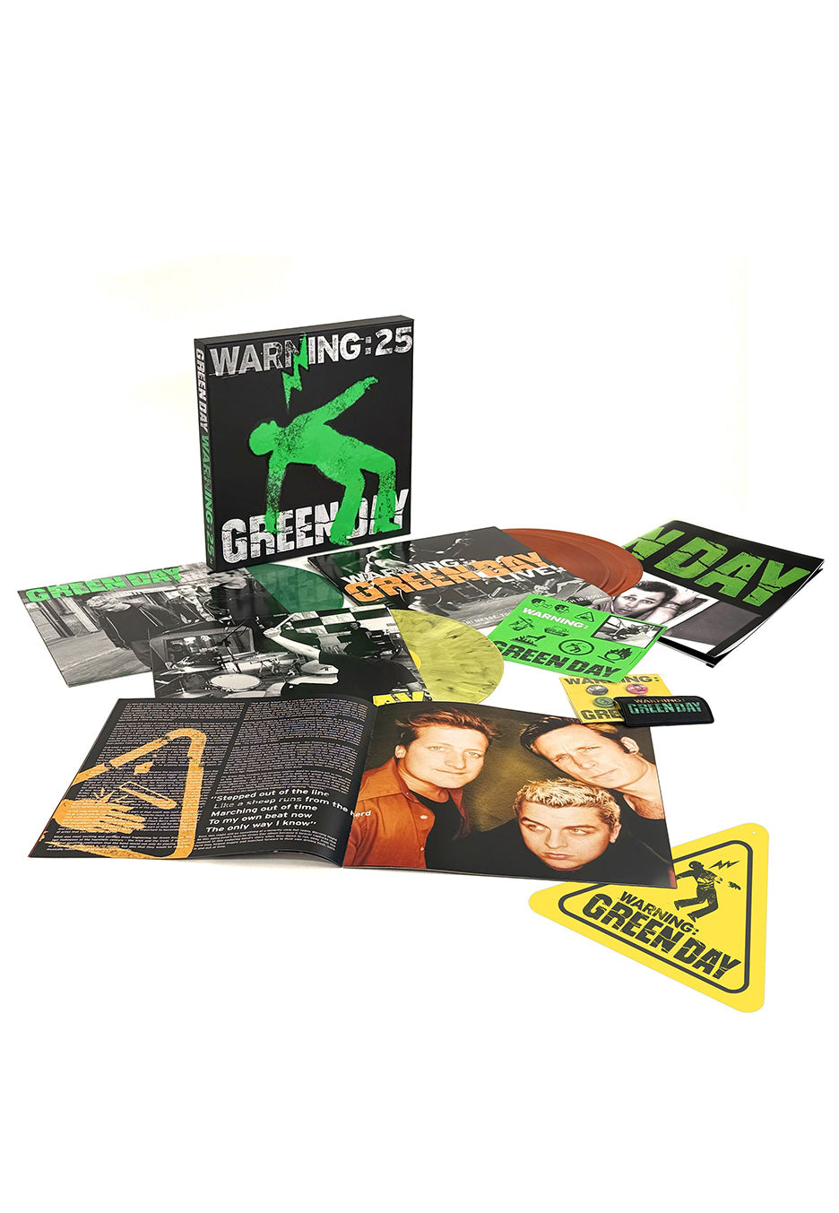 Green Day - Warning (25th Anniversary Deluxe Edition) Indie Exclusive - Colored 5 Vinyl Boxset | Neutral-Image