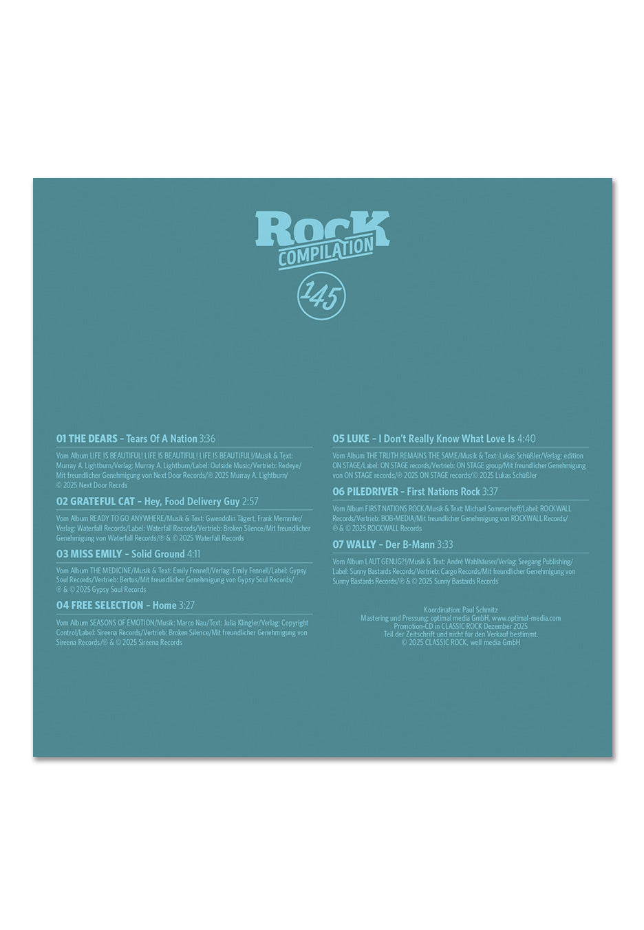 Classic Rock Nr. 145 - Supertramp (Dezember 2025) inkl. CD - Magazine | Neutral-Image