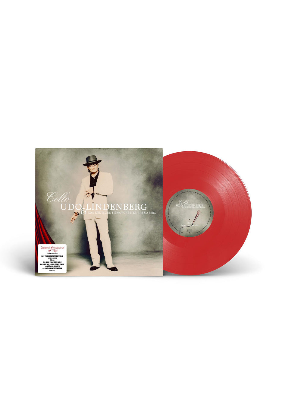 Udo Lindenberg - Cello Ltd. Red - Colored 10 Inch Vinyl | Neutral-Image