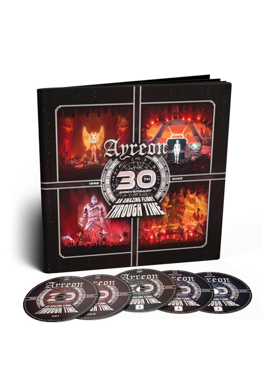 Ayreon - 30th Anniversary: An Amazing Flight Through Time - Earbook 2 CD + 2 Blu Ray + DVD | Neutral-Image