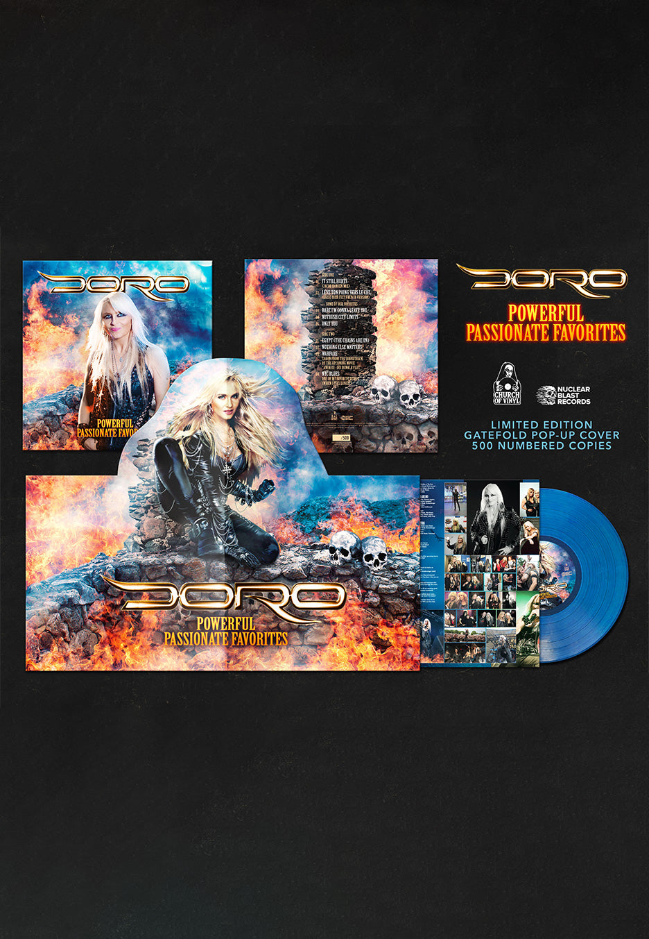 Doro - Powerful Passionate Favorites Ltd. Blue - Colored PopUp Vinyl | Neutral-Image