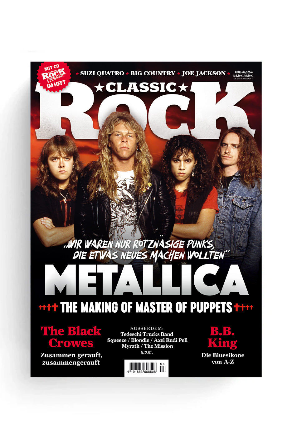 Classic Rock Nr. 148 - Metallica (April 2026) inkl. CD - Magazine | Neutral-Image