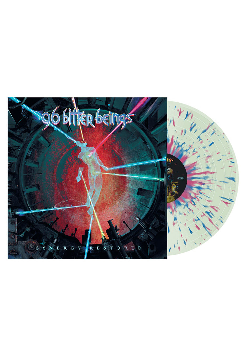 96 Bitter Beings - Synergy Restored Bottle Green Pink Blue - Splattered Vinyl | Neutral-Image