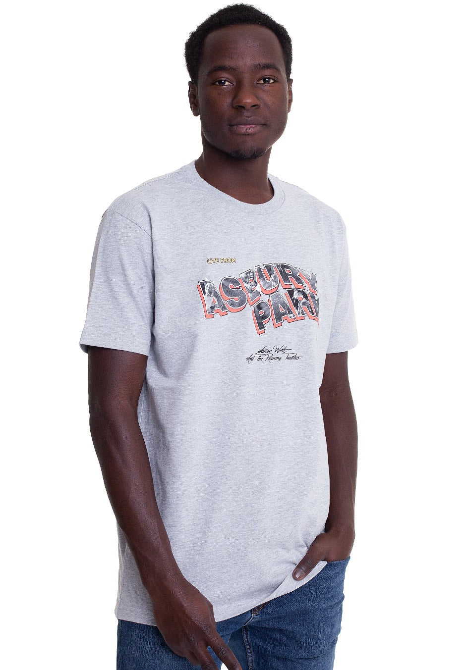 Aaron West And The Roaring Twenties - Live From Asbury Park Sportsgrey - T-Shirt | Men-Image