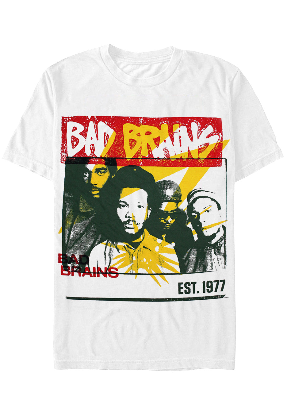 Bad Brains - Colour Block - T-Shirt | Neutral-Image
