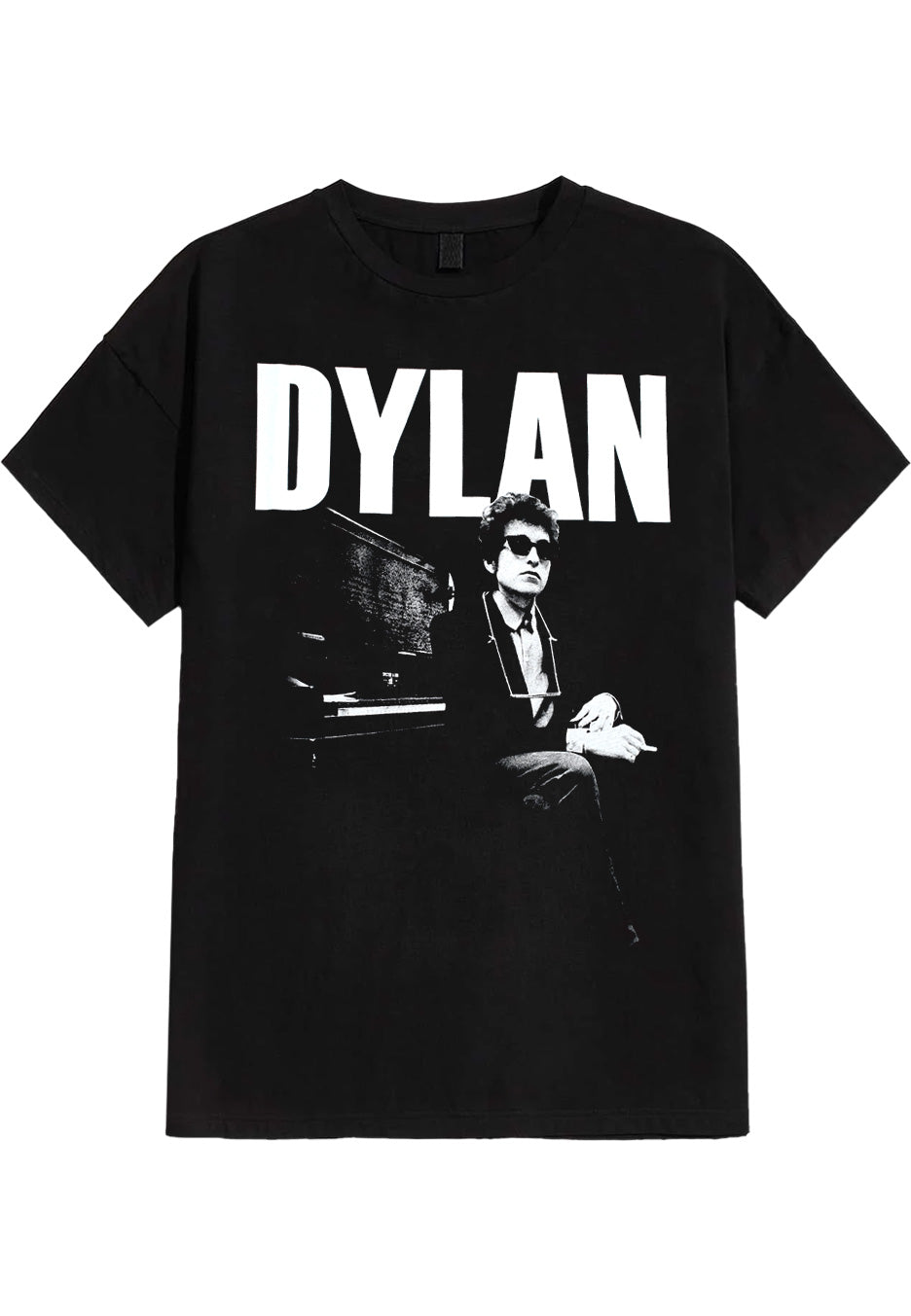 Bob Dylan - At Piano - T-Shirt | Neutral-Image