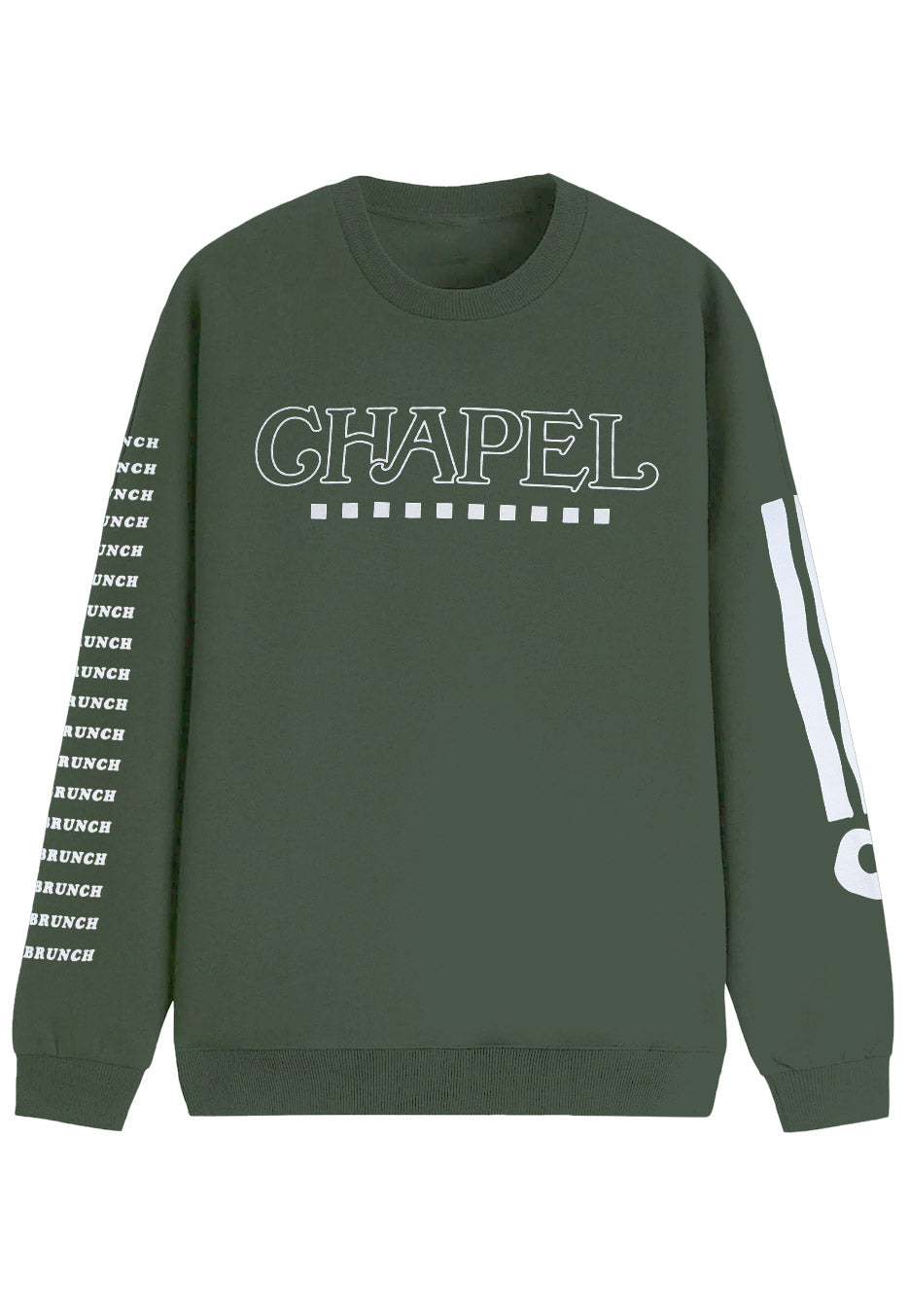 Chapel - Sunday Brunch Military Green - Hoodie | Neutral-Image