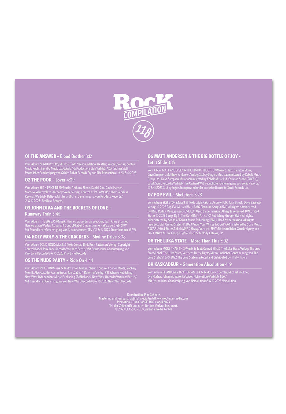 Classic Rock Nr. 118 - 60 Jahre The Kinks. Ausgabe 04/23 (April 2023) inkl. CD - Magazine | Neutral-Image