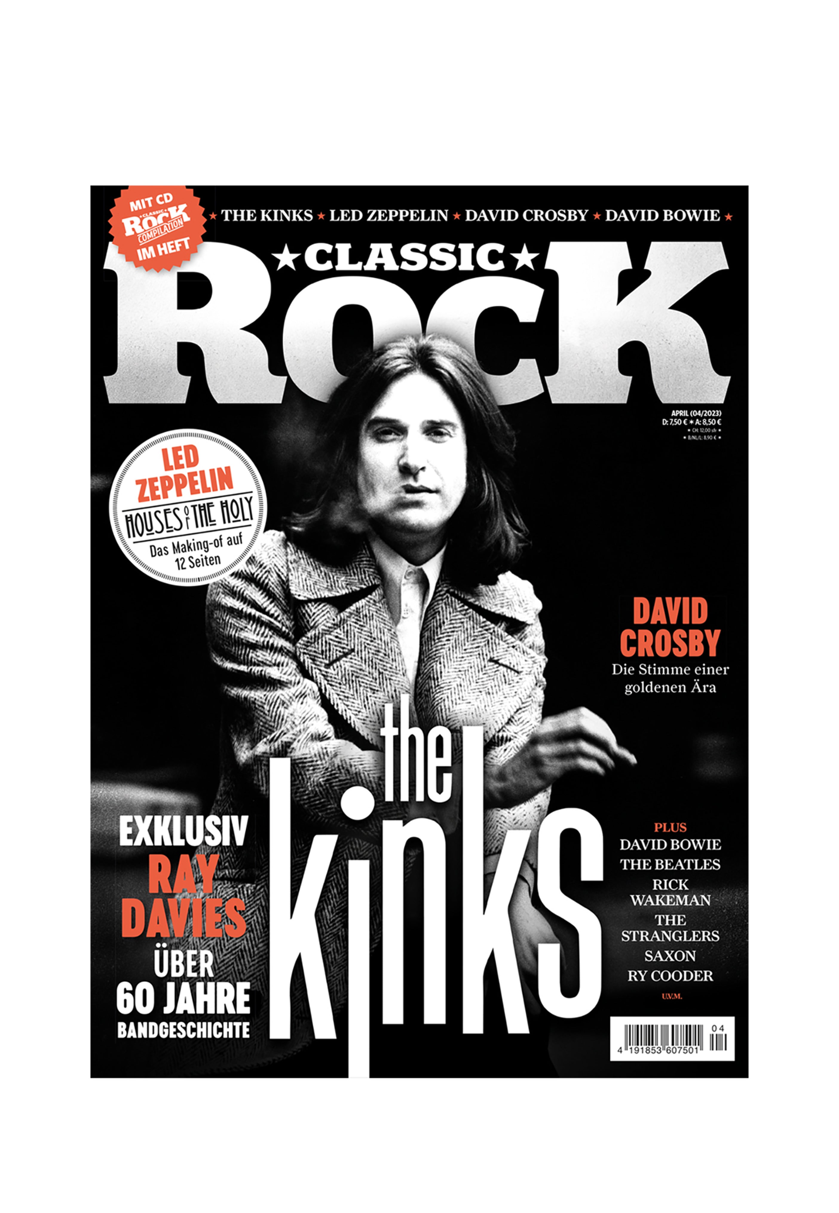 Classic Rock Nr. 118 - 60 Jahre The Kinks. Ausgabe 04/23 (April 2023) inkl. CD - Magazine | Neutral-Image