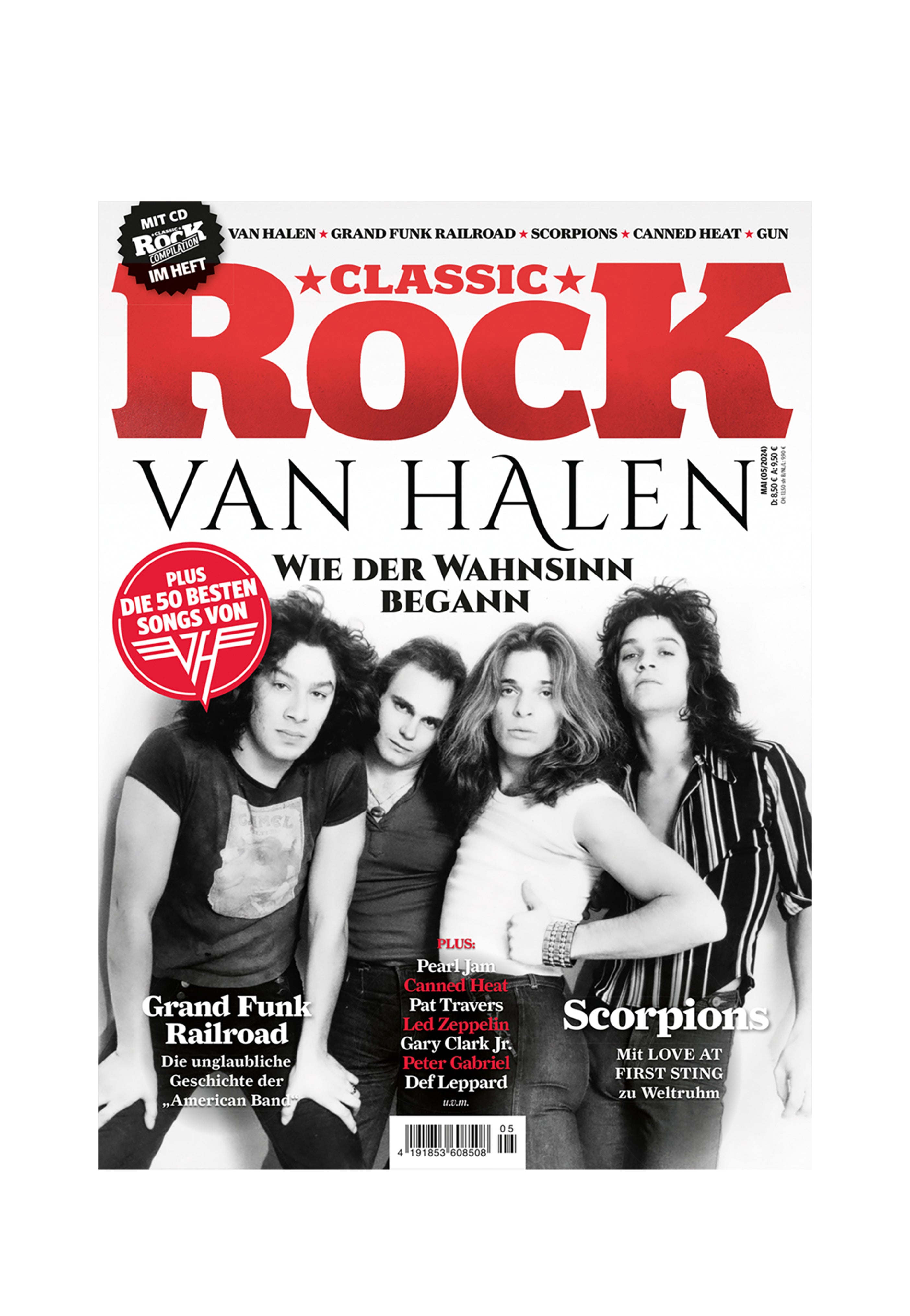 Classic Rock Nr. 129 - Van Halen (Mai 2024) inkl. CD - Magazine | Neutral-Image