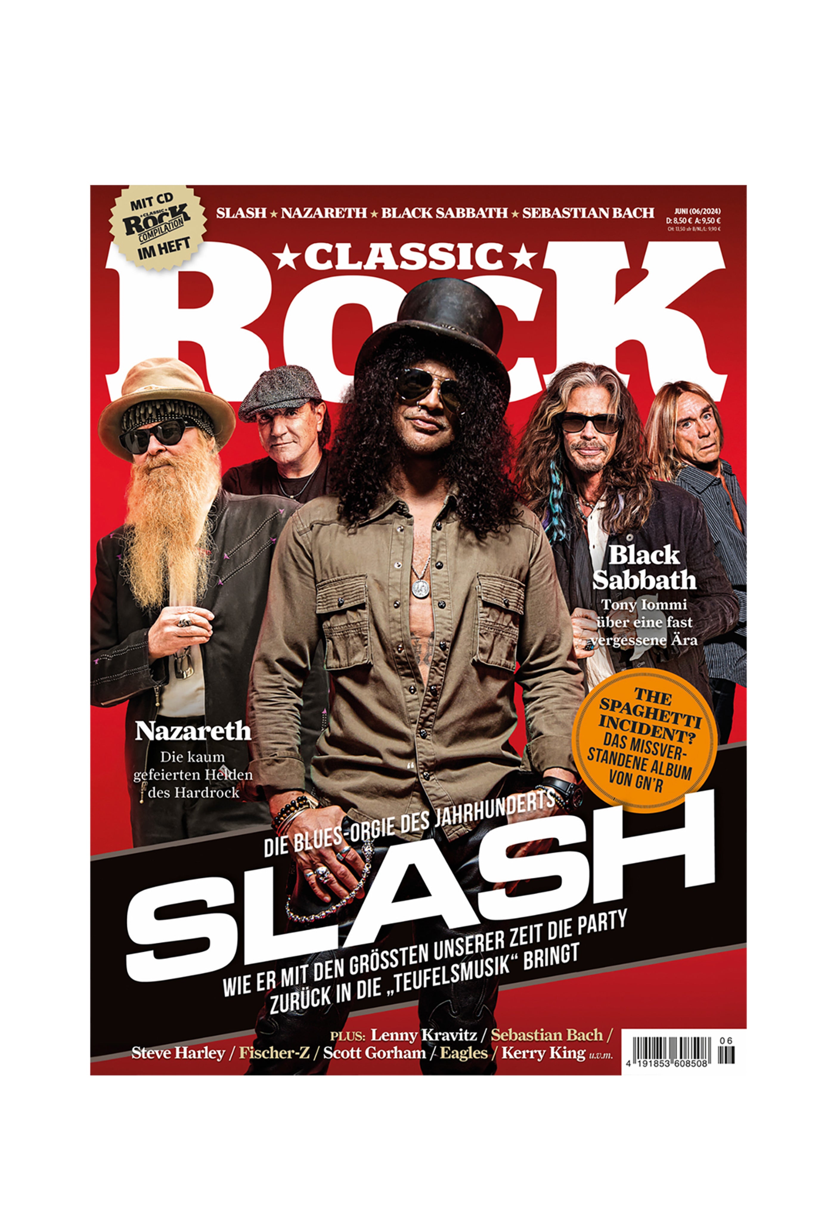Classic Rock Nr. 130 - Slash (Juni 2024) inkl. CD - Magazine | Neutral-Image