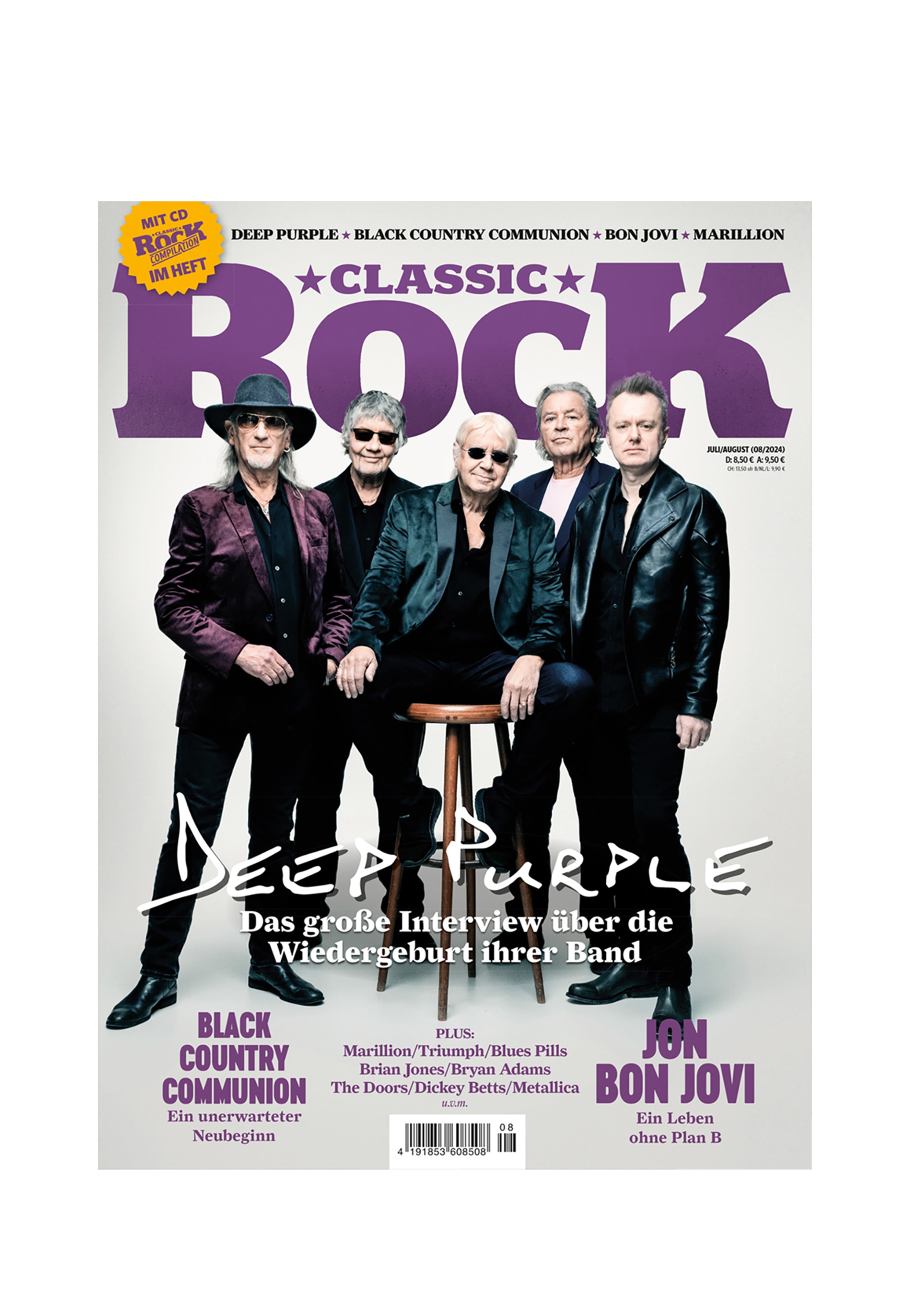 Classic Rock NR. 131 - Deep Purple (Juli/Aug 2024) inkl. CD - Magazine | Neutral-Image