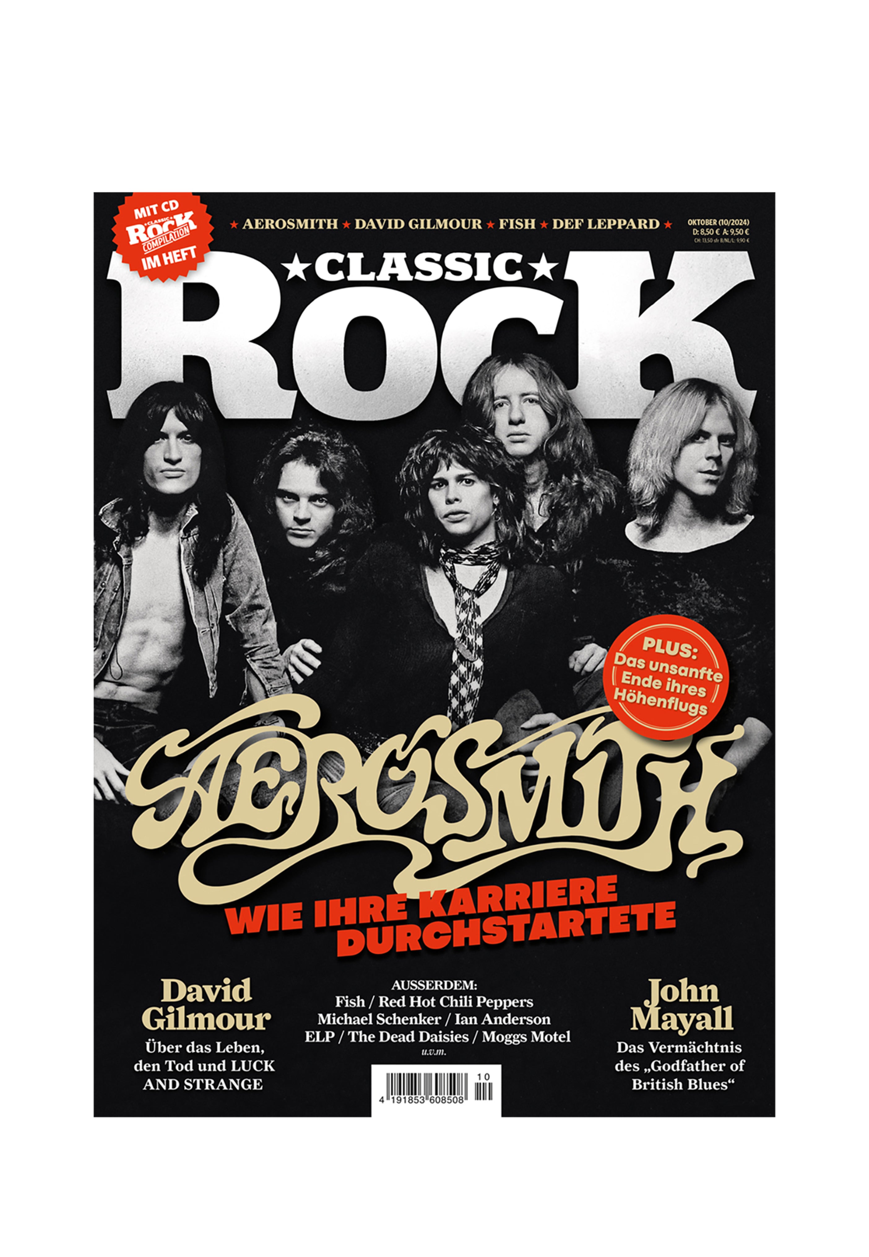 Classic Rock Nr. 133 - Aerosmith (Oktober 2024) INKL. CD - Magazine | Neutral-Image