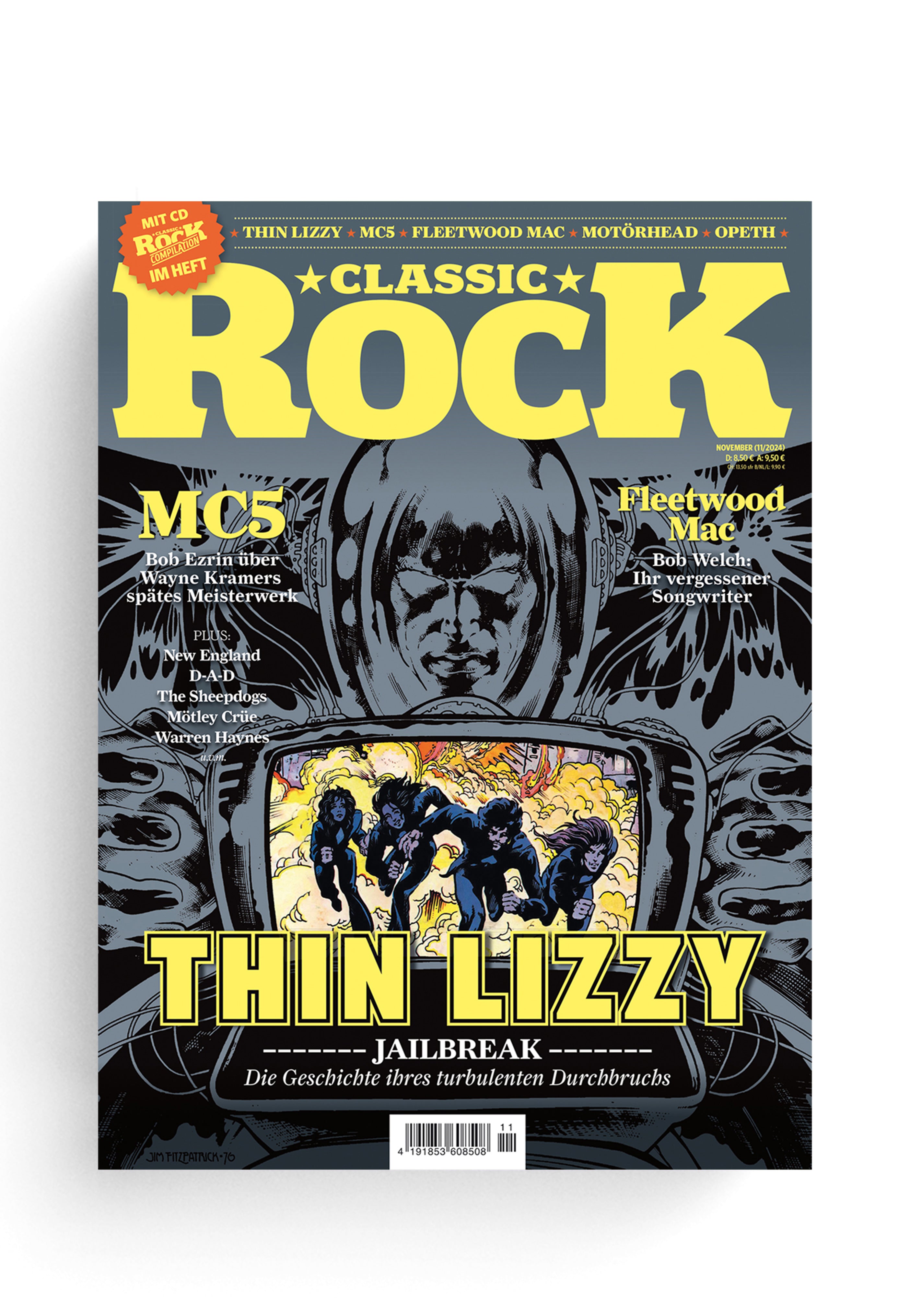 Classic Rock Nr. 134 - Thin Lizzy (November 2024) inkl. CD - Magazine | Neutral-Image
