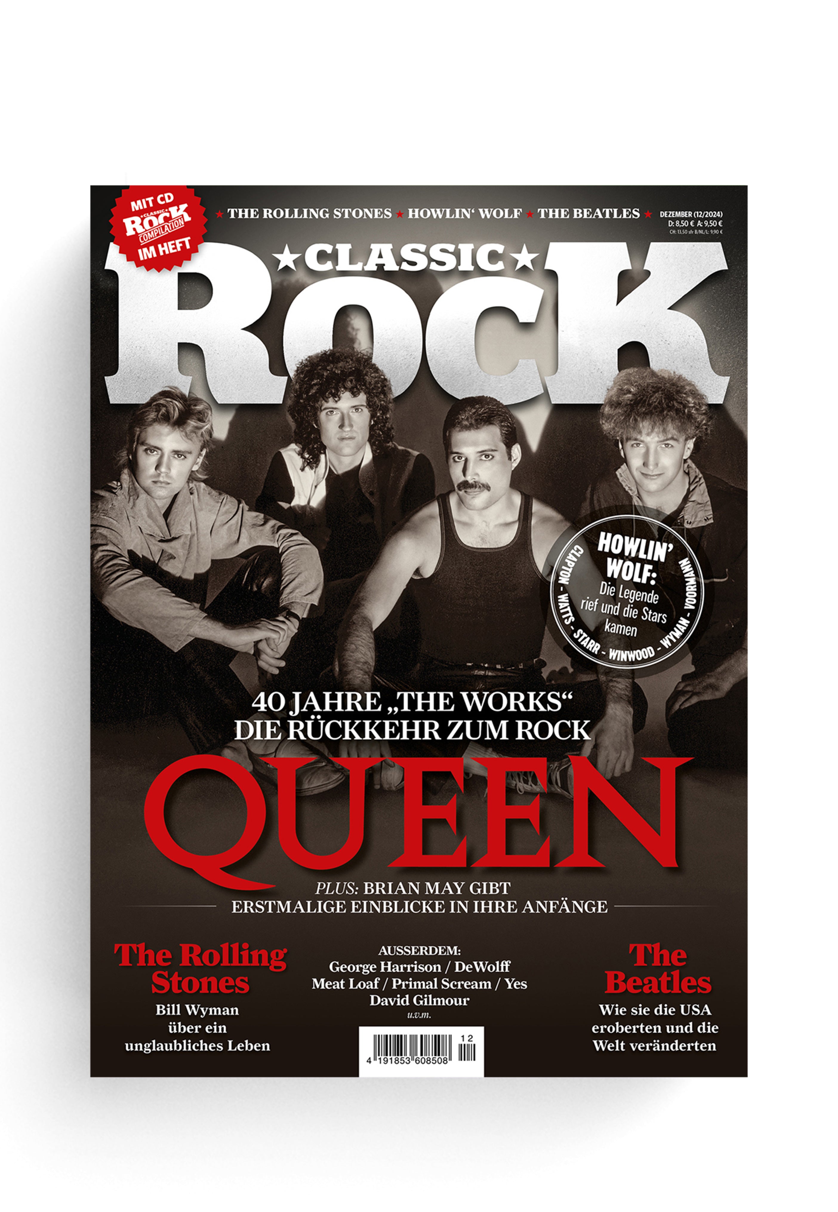 Classic Rock Nr. 135 - Queen (Dezember 2024) inkl. CD - Magazine | Neutral-Image