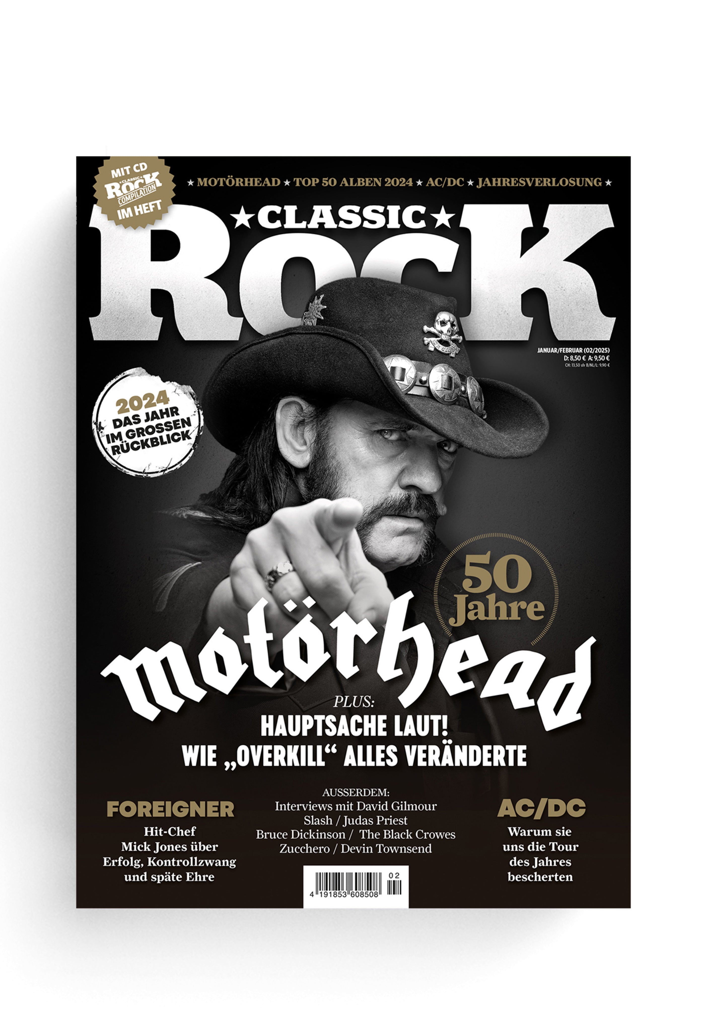 Classic Rock Nr. 136 - Motörhead (Januar/Februar 2025) inkl. CD - Magazine | Neutral-Image