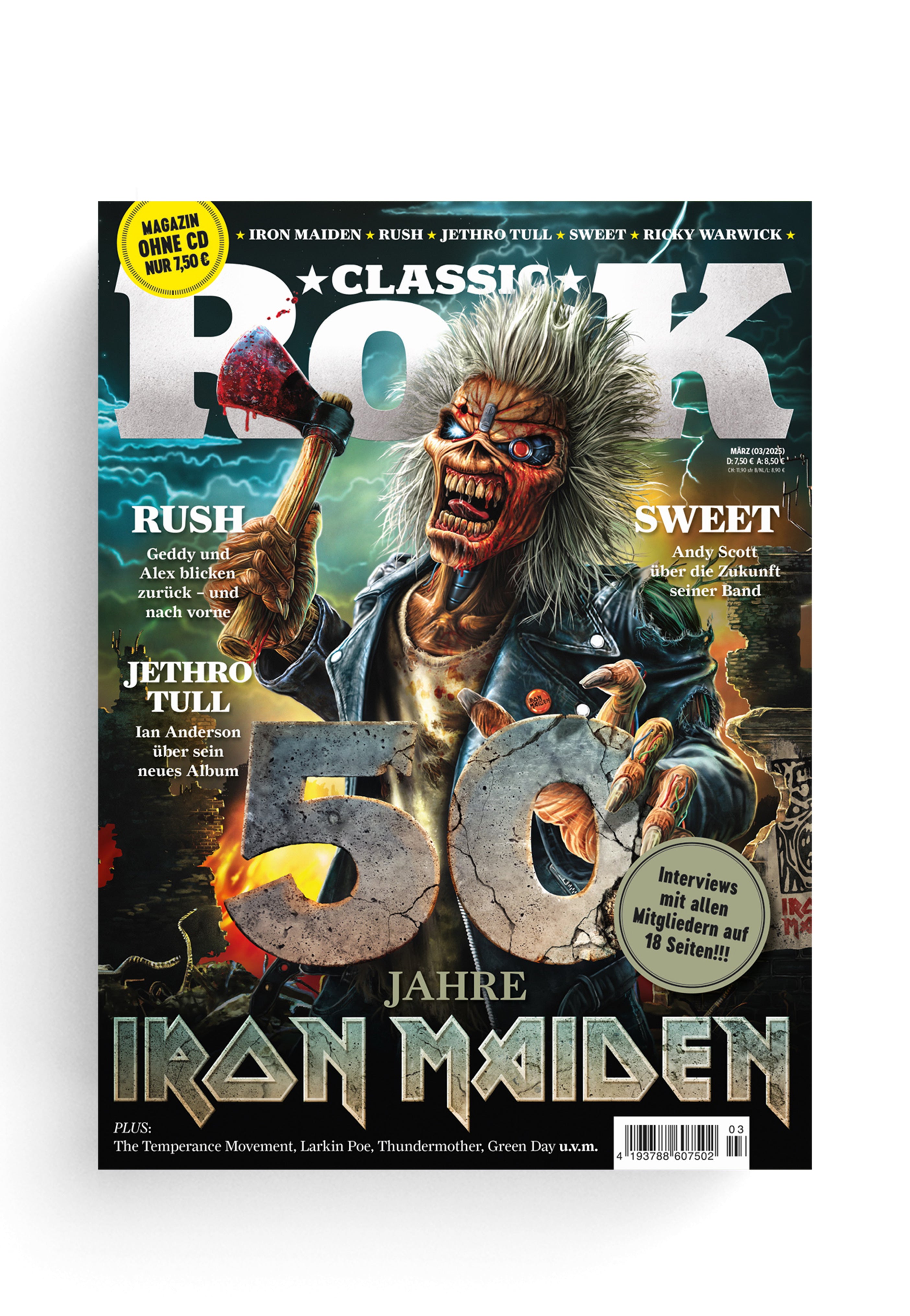 Classic Rock Nr. 137 - Iron Maiden (März 2025) ohne CD - Magazine | Neutral-Image