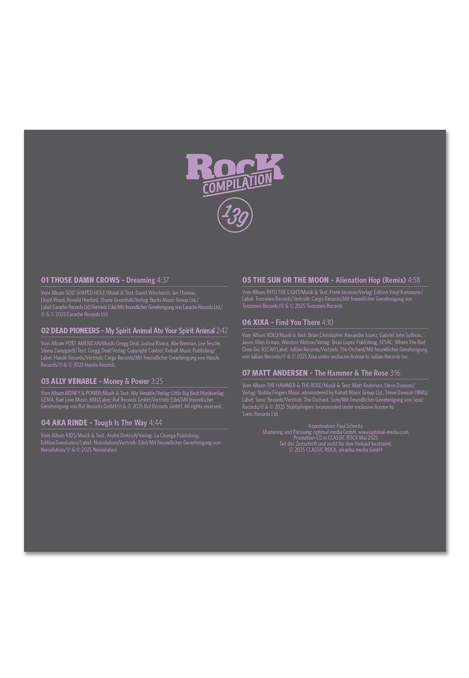 Classic Rock Nr. 139 - Pink Floyd (Mai 2025) inkl. CD - Magazine | Neutral-Image