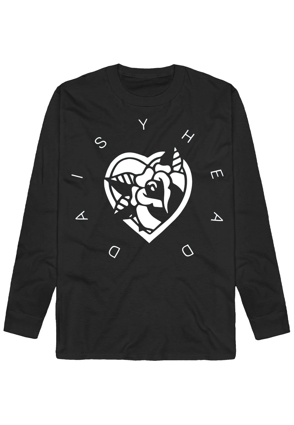 Daisyhead - Heart Logo - Longsleeve | Neutral-Image
