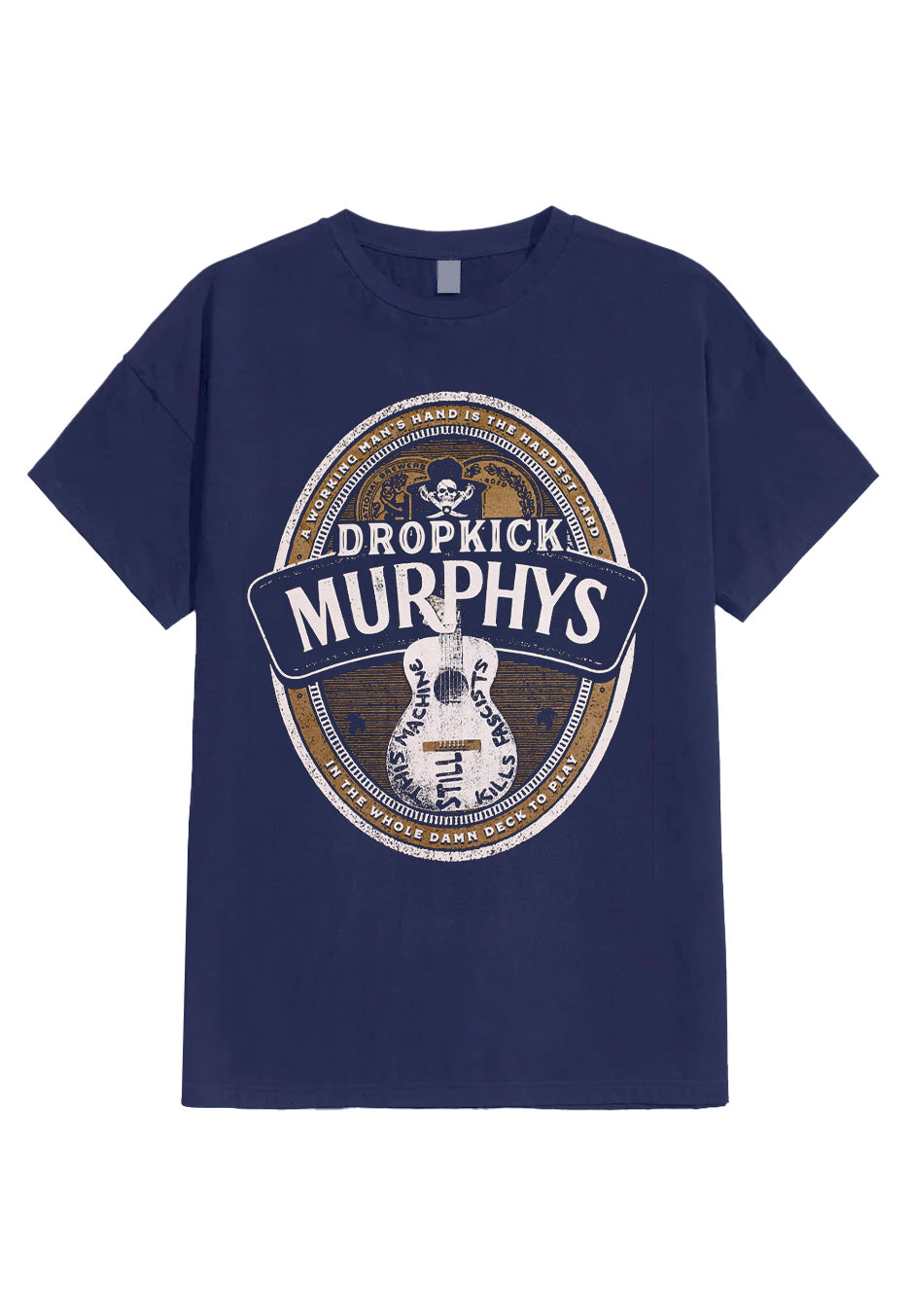 Dropkick Murphys - Beer Label Blue - T-Shirt | Neutral-Image