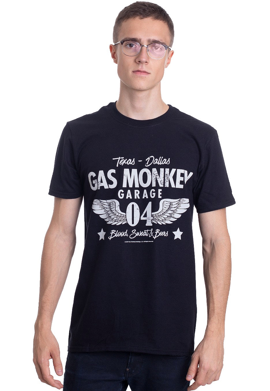 Gas Monkey Garage - 04 Wings - T-Shirt | Men-Image