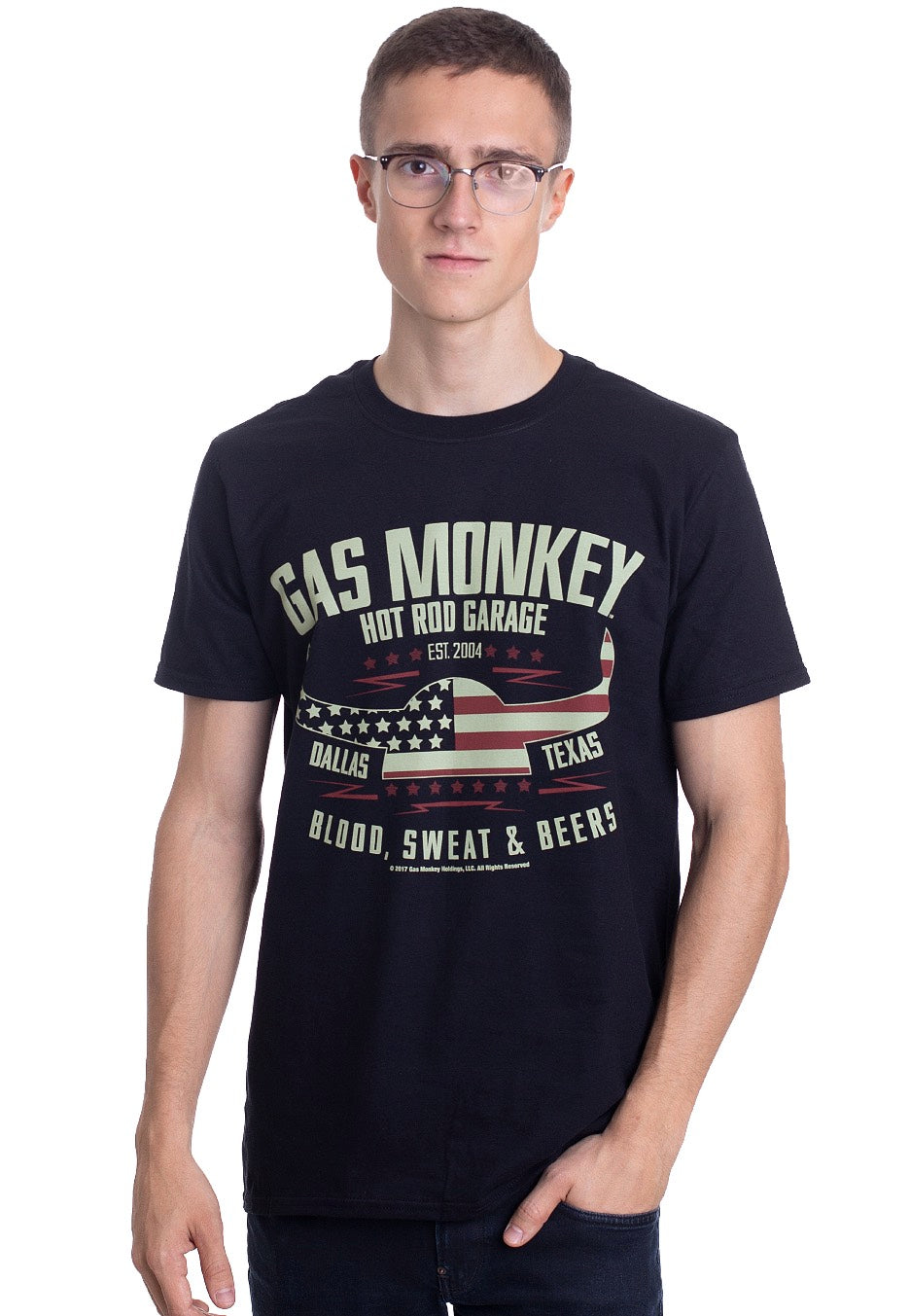 Gas Monkey Garage - American Viking - T-Shirt | Men-Image