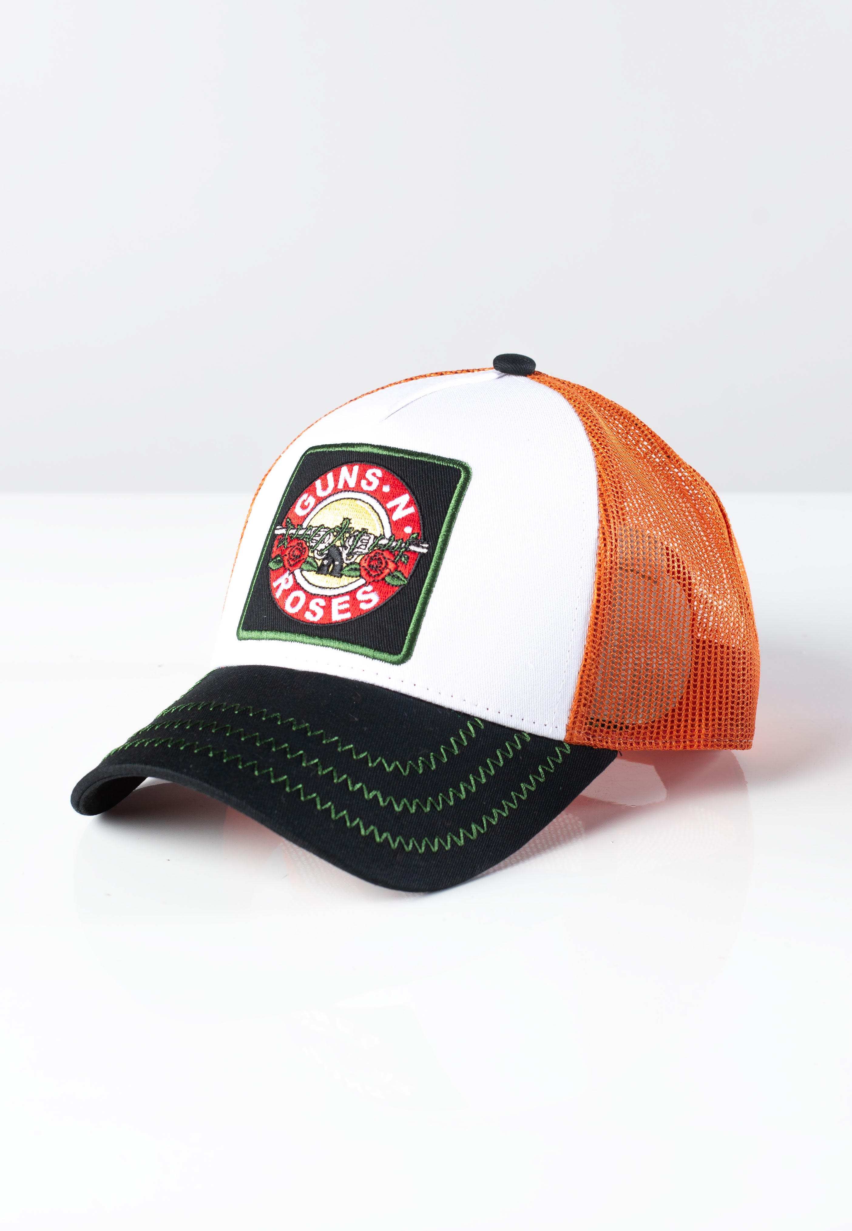 Guns N' Roses - Logo White Black Orange - Cap | Neutral-Image