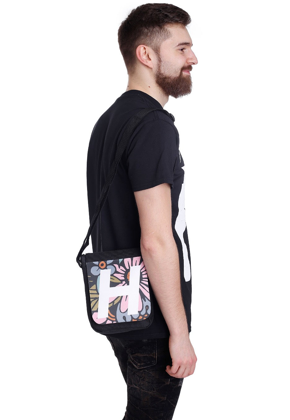 Hundredth - Flower H Small Messenger - Bag | Neutral-Image